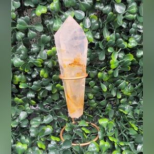 Stunning Golden Healer Wand w/ Stand